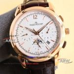 Perfect replica Jaeger-LeCoultre rose gold case Swiss mechanical leather strap watch (1)_th.jpg